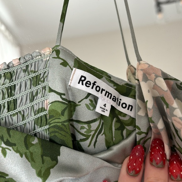 Reformation Frankie green dress - Picture 8 of 8